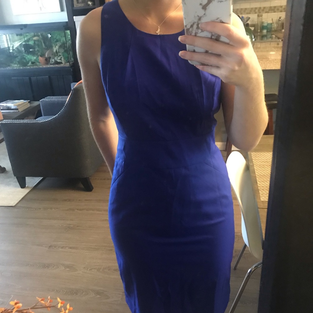 Cobalt Blue J Crew Sheath Dress